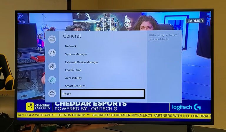 Click on Reset Button Click on Reset Button