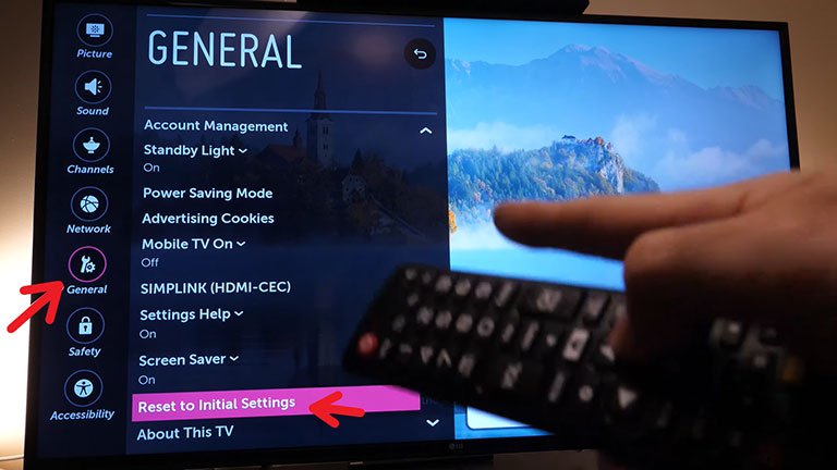 Reset to Initial Settings Reset to Initial Settings