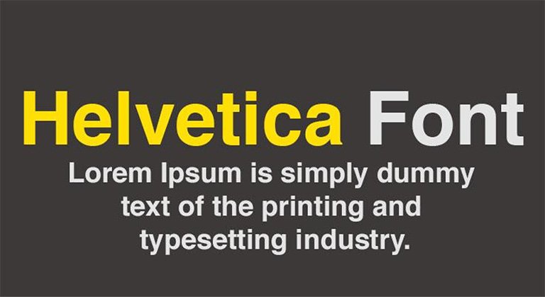 Helvetica Font Helvetica Font