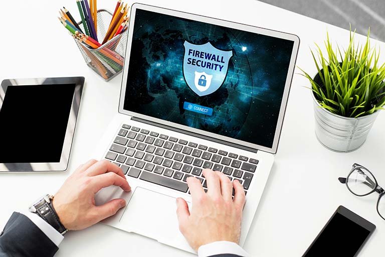 Firewall Security on Laptop