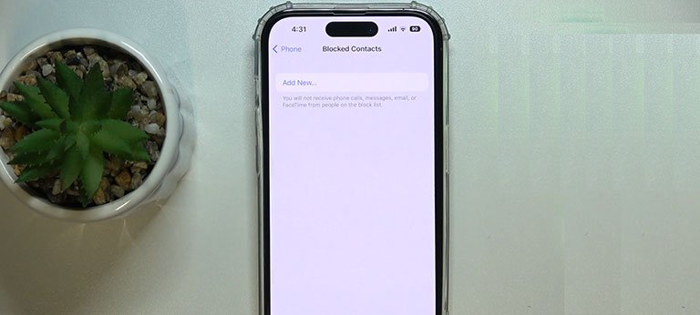 Check Blocked Contacts