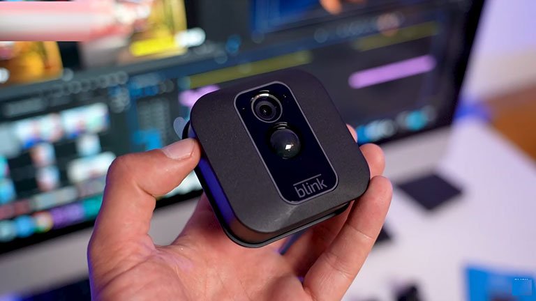 Holding Blink Camera